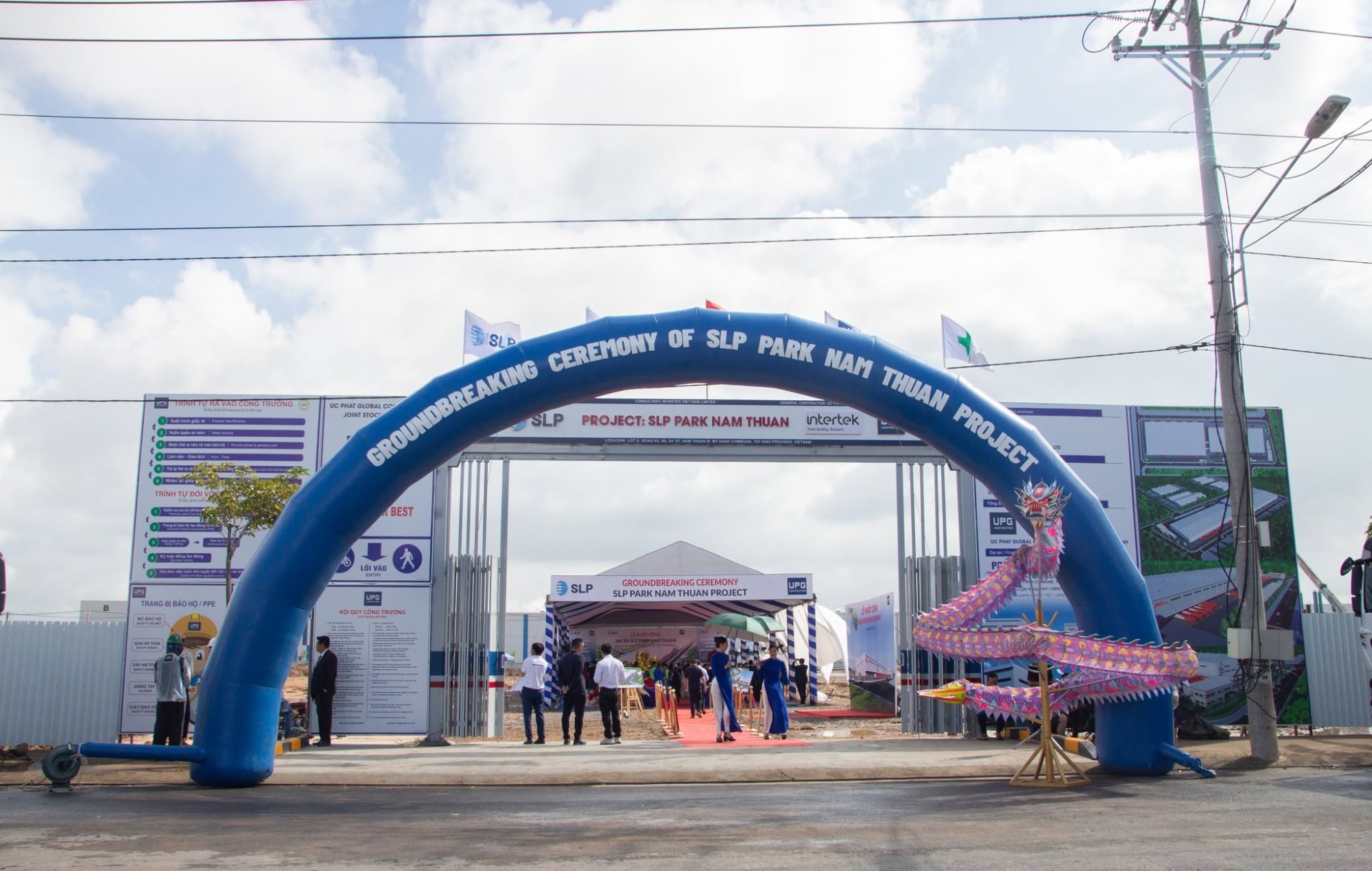 SLP chính thức khởi công dự án SLP Park Nam Thuận tại KCN Nam Thuận